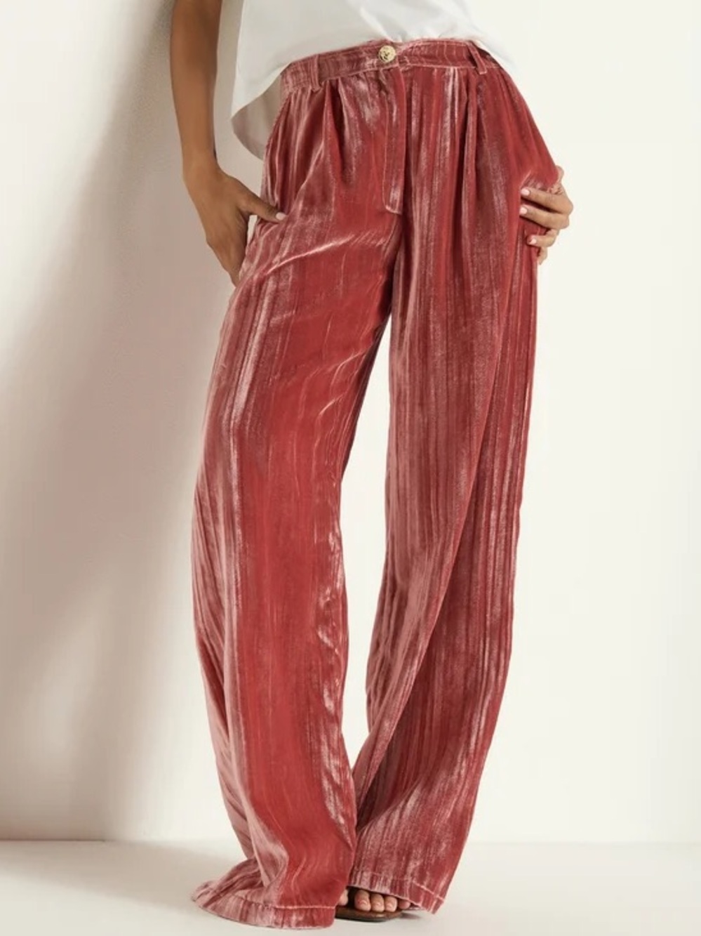 Nation LTD Ridley velvet pant S